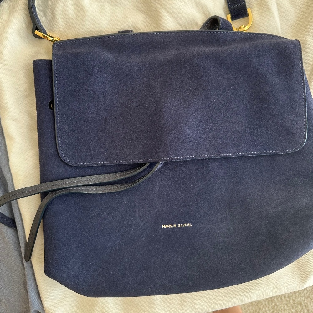 Mansur Gavriel Suede Lady Bag Mini